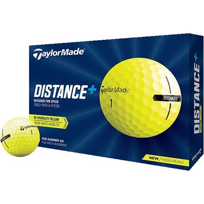 Taylormade® Distance + Golf Ball - Yellow (IN HOUSE)