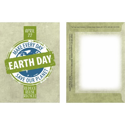 Theme Series Earth Day Seed Packet