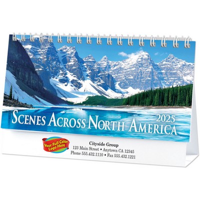 Full Color Scenes Across America Desk Calendar