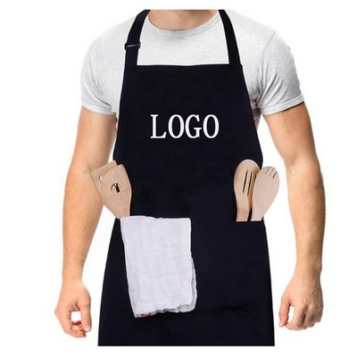 Adjustable Neck 2-Pocket Waterproof Apron