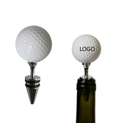 Golf Ball Bottle Stopper