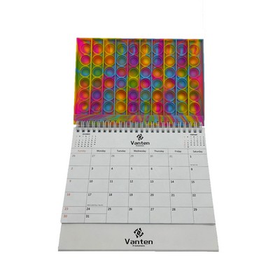 Push Pop Bubble Desk Calendar