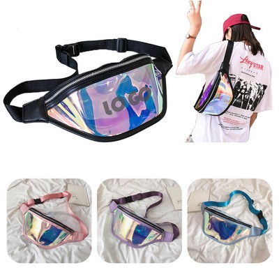 Holographic Fanny Packs Laser Waist Bag