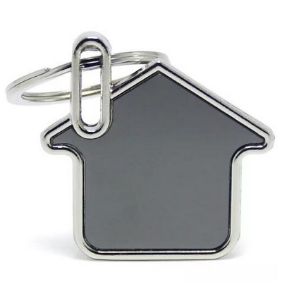 Metal House Style Keychain