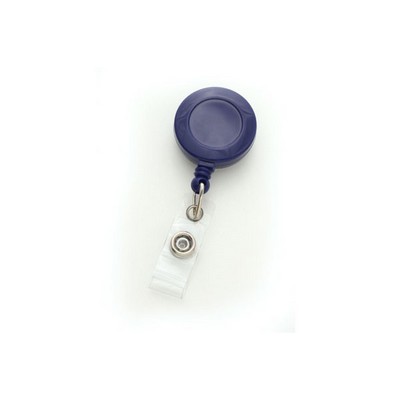 Round Plastic Clip-On Badge Reel