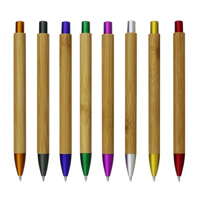 Elegant Durable Bamboo Ballpoint Pen