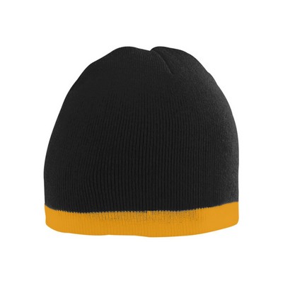 Augusta Two-Tone Knit Beanie