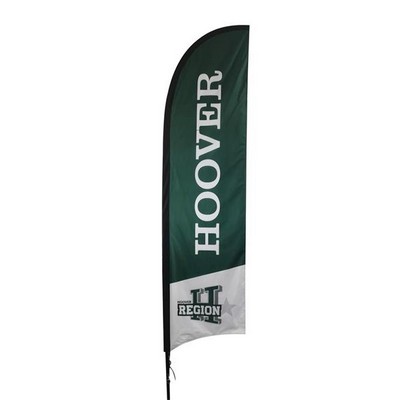 9' Premium Razor Sail Sign Flag Kit, Double-Sided