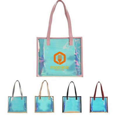 PVC Holographic Laser Tote Bag