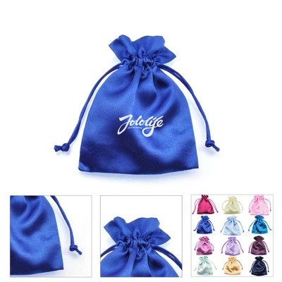 Satin Jewelry Drawstring Pouch