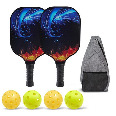 Carbon Fiber Pickle ball Kit In Backpack