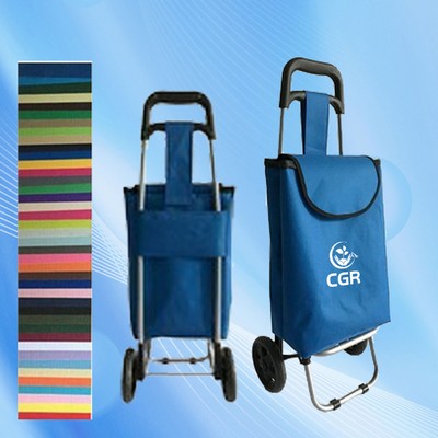 Foldable Shopping Trolley with Detachable Bag