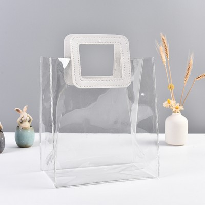 Clear PVC Gift Bags with Handles