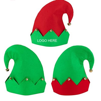 Christmas Elf Clown Hat