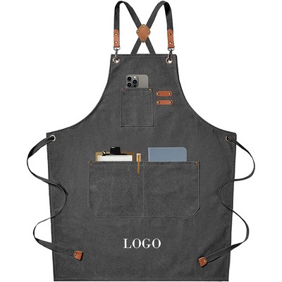 Chef Aprons for Men Women with Large Pockets