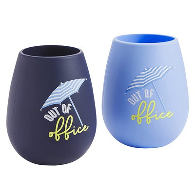 12 Oz. Reusable Silicone Wine Cup