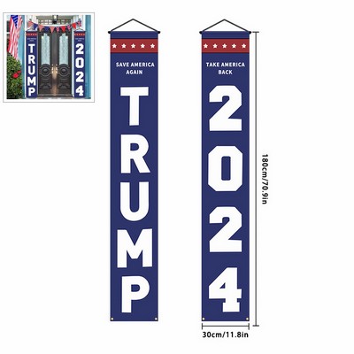 2024 American Us Election Campaign Outdoor Hanging Banners