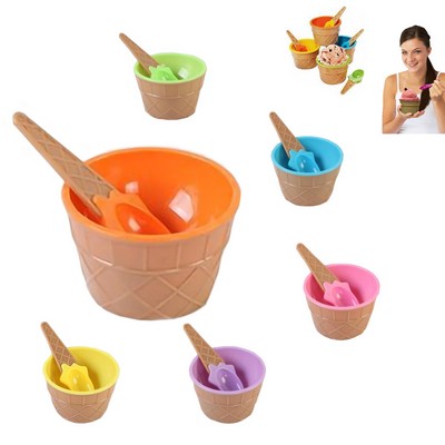 Ice Cream Bowl And Scoop Set