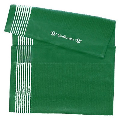 Tour Caddy Golf Towel - Color with White Stripe - Embroidery