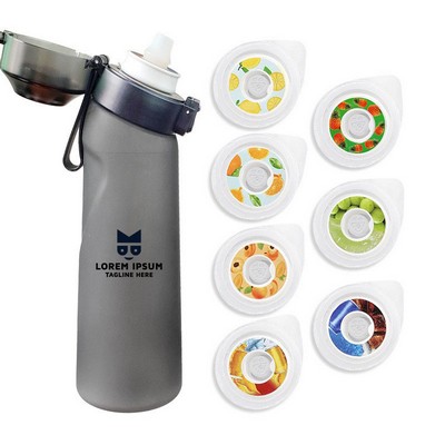 Water Bottle with 7 Flavor Pods