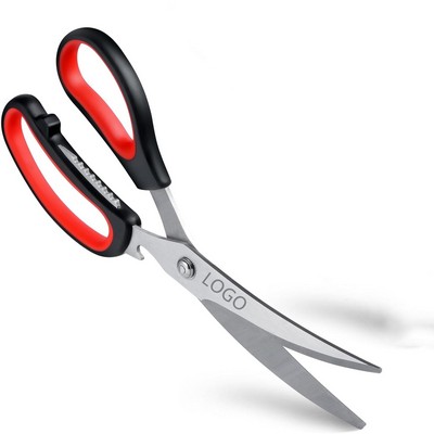 Silicon Tip Kitchen Scissors BBQ Shears