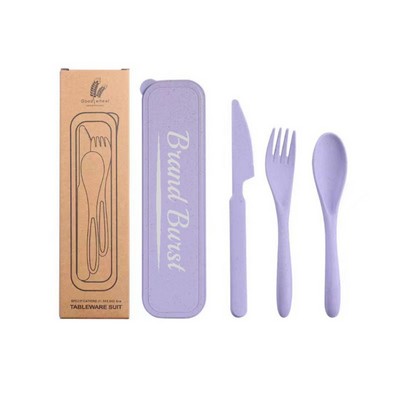 Reusable Travel Utensils Set With Case