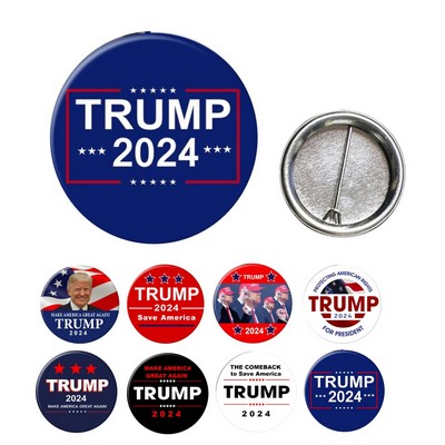 Trump 2024 Tinplate Badge