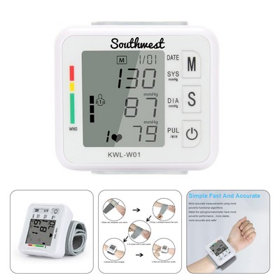 Wrist Cuff Blood Pressure Monitor