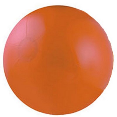 6" Inflatable Solid Orange Beach Ball