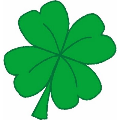 Four Leaf Clover Magnet w/ Full Magnetic Back (4 Square Inch)