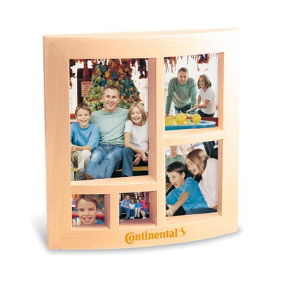 Solid Wood Collage Photo Frame (Holds 5 Photos)