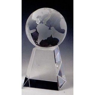 World Tower Award W/Tower Base (6"x3 1/8"x3 1/8")