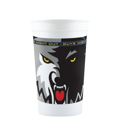 22 oz Stadium Cup - White - Hi-Speed