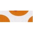 Orange Half Circles Tyvek Wristband (Pre-Printed)