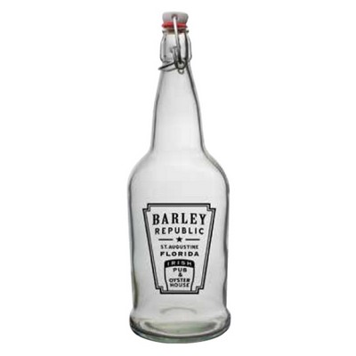 32 Oz. Clear Growler Jug Bottle