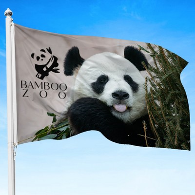 Full Color Rectangle Pole Flag (2'x3')