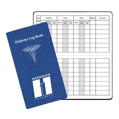 Diabetes Log Book w/ Cobblestone Cover