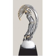 9" Male Golf Motion Xtreme Resin Trophy