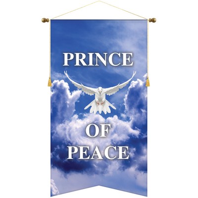 30" x 54" Podium Banner, Angle Cut / No Fringe