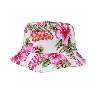 Floral Bucket Hat w/ Ultra Soft Fabric