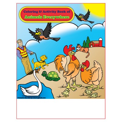 Animals Everywhere Imprintable Coloring and Activity Book