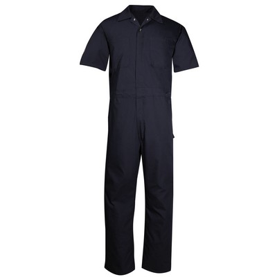 4.5 Oz. Lightweight Poplin Short Sleeve Work Coveralls