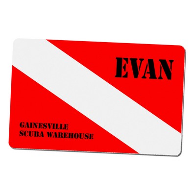 Name Badge - Full Color/Full Bleed - Aluminum - .025" x 2-1/8" x 3-3/8" Gloss