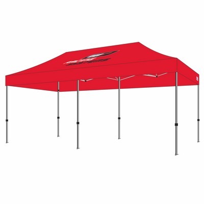 Industrial Grade Aluminum ML 10x20 Custom Canopy Kit (Full Color Thermal Print, 1 Location)