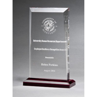 Apex Series Award with Red Highlights (5.5"x8.75")