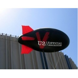 Rigid-Fin Blimp (1-Color Imprint, 2 Locations) (6'Dia. x 16'L )