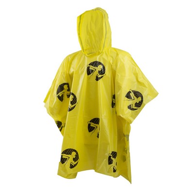 Rain Poncho Lightweight Yellow