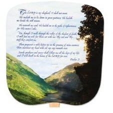 The 23rd Psalm Stock Religious & Inspirational Fan