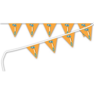 Triangle Pennant String Flags