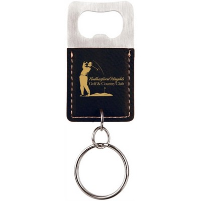 1.5" x 2.75" - Premium Leatherette Keychains